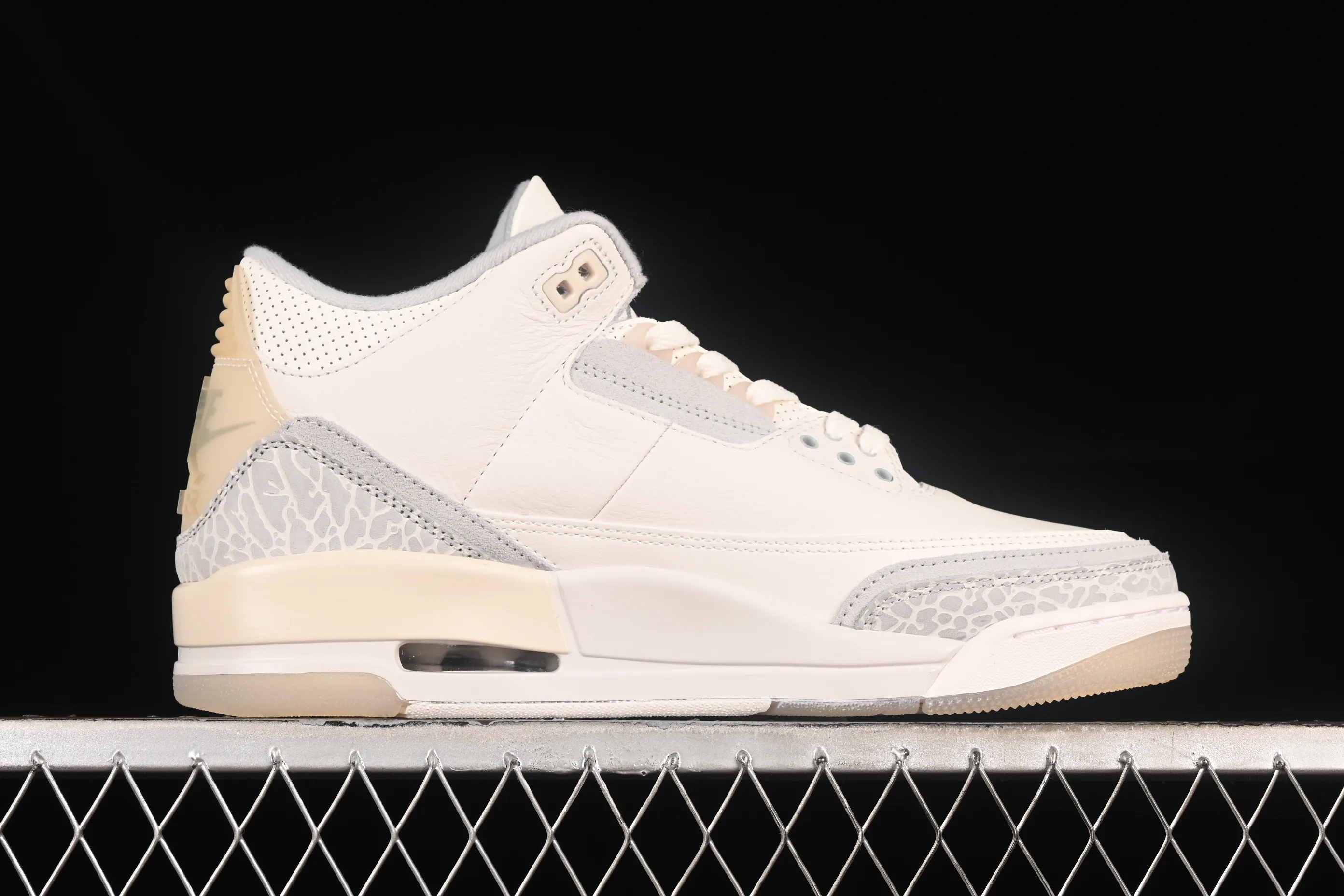 All categories Air Jordan Jordan series basketball shoes Air Jordan 3 OG version Air Jordan 3 "Craft Ivory" AJ3 Joe 3 ivory white full first layer FJ9479-100